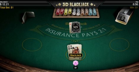 3D Blackjack