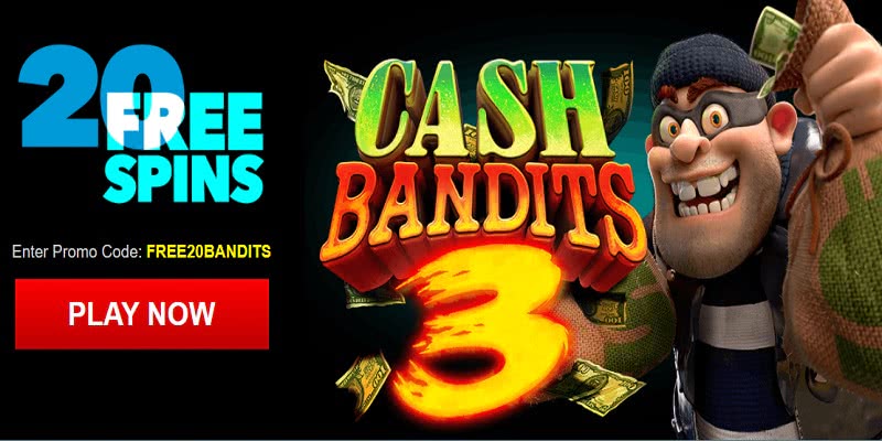 Slotocash - 20 Free Spins Cash Bandits-3